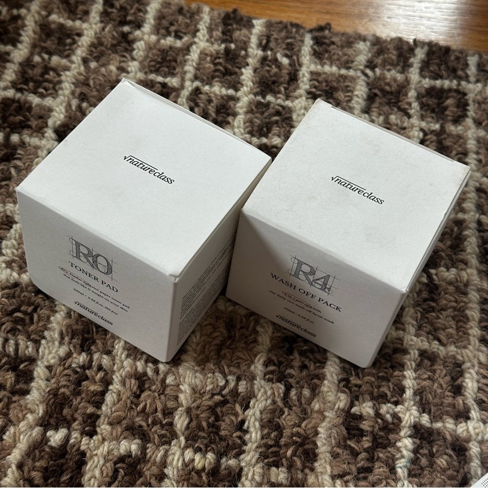Natureclass bundle R4 & R0 Rice Toner & Mask bundle set